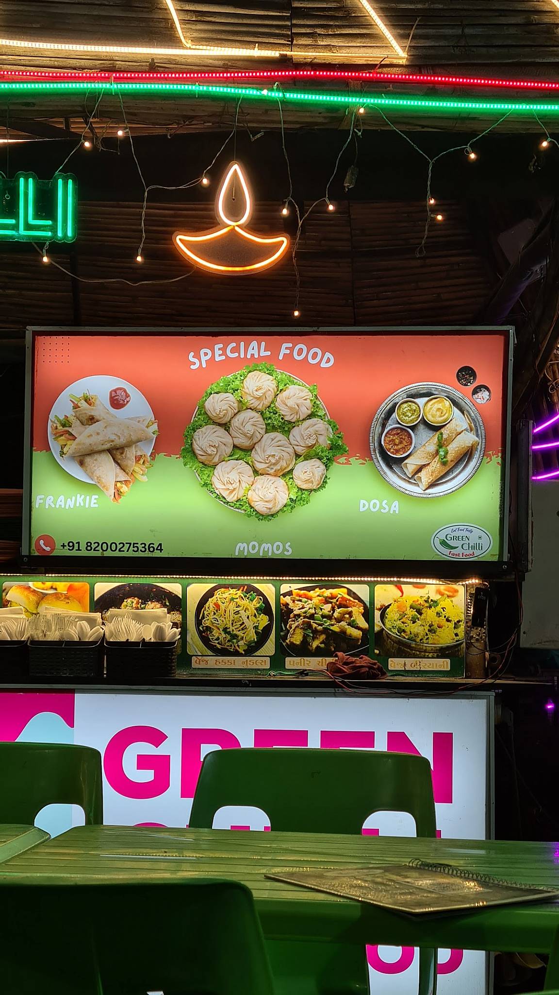 Green Chilli Fast Food (Pure Veg Restaurant) menu