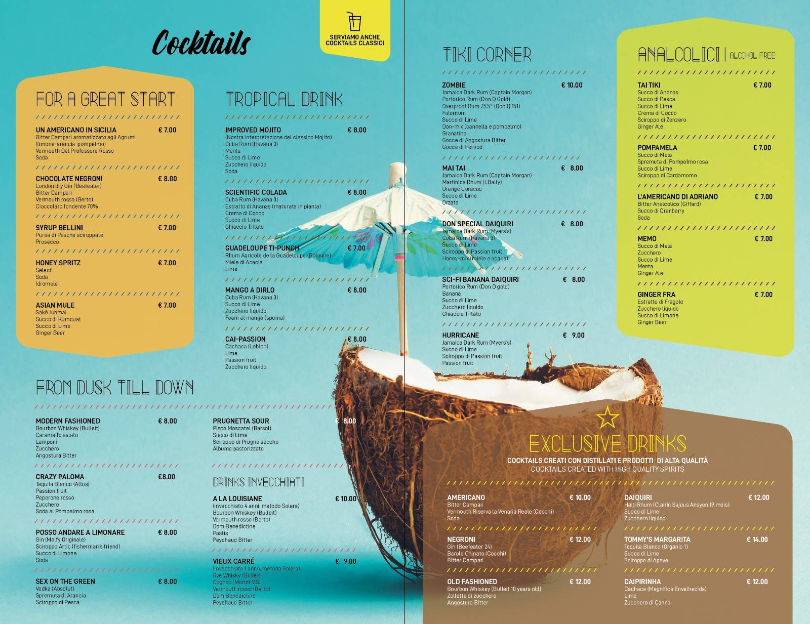 Menu di GreenBar 