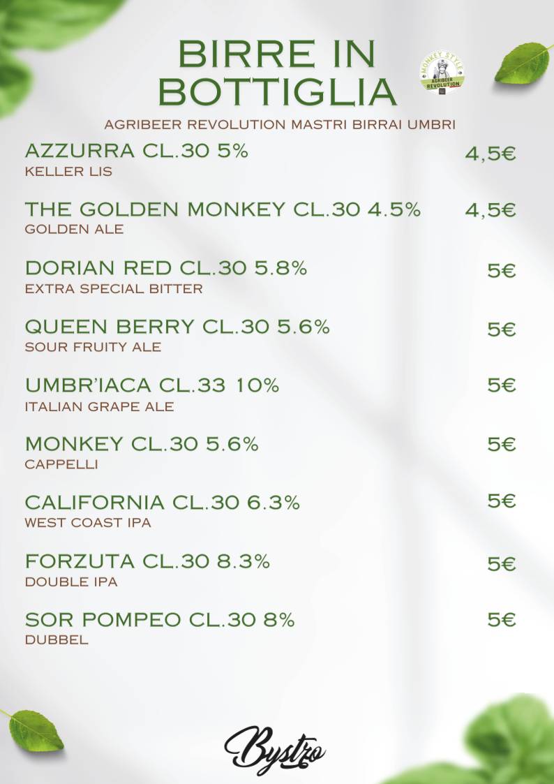 Menu di Bystro 