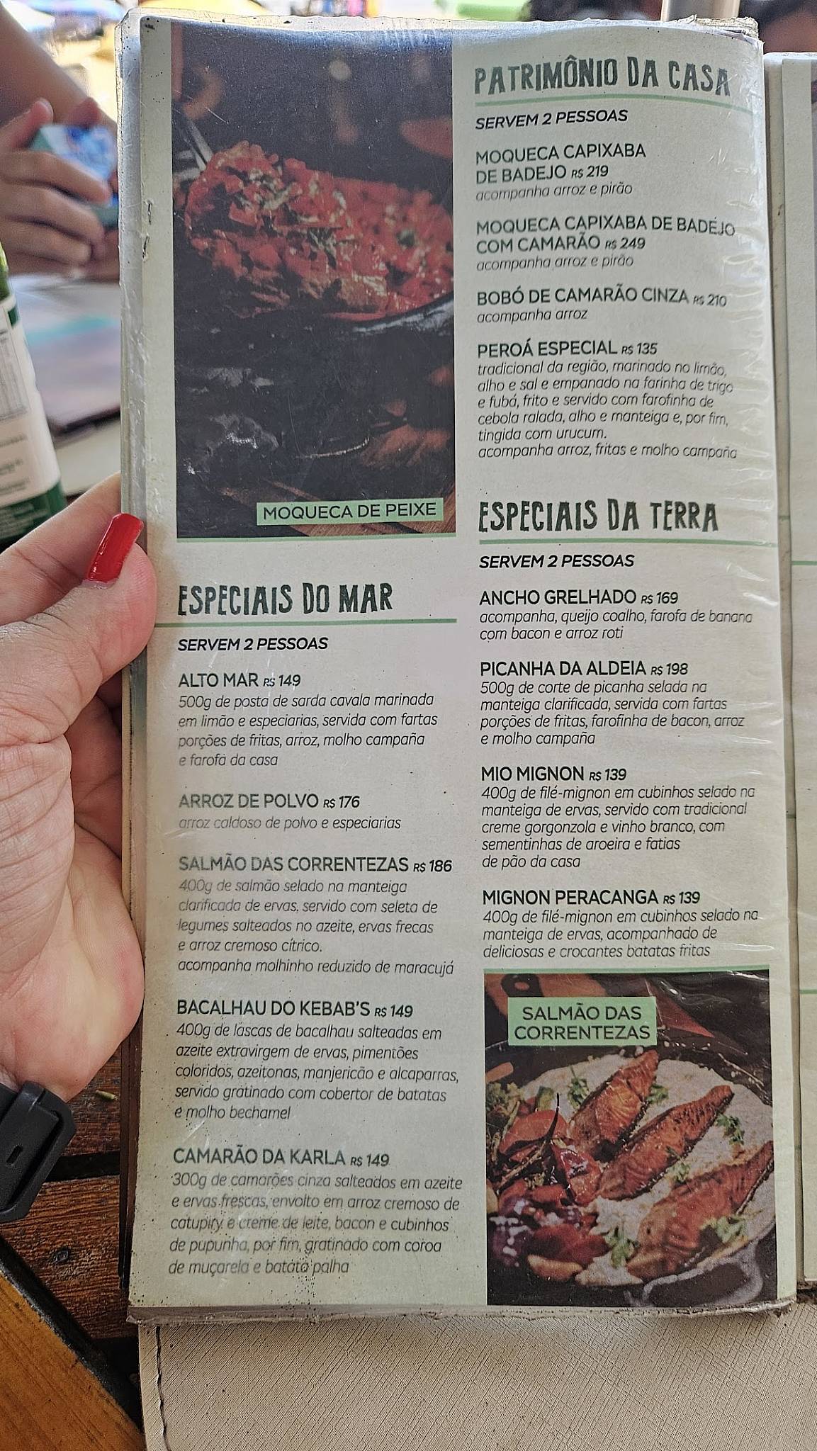 Kebab's Praia cardápio