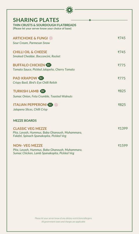 ASPER - Cocktail Bar menu