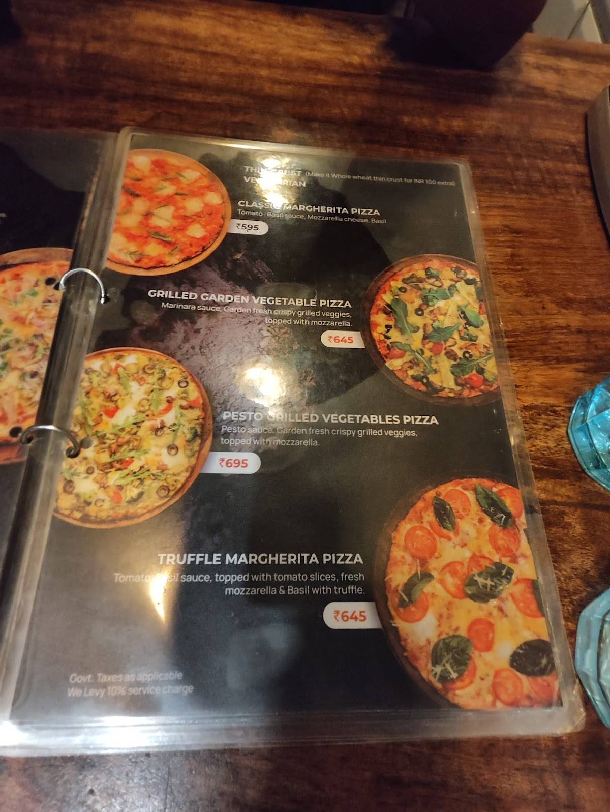 Grotto - PizzeriaCoffee Shop menu