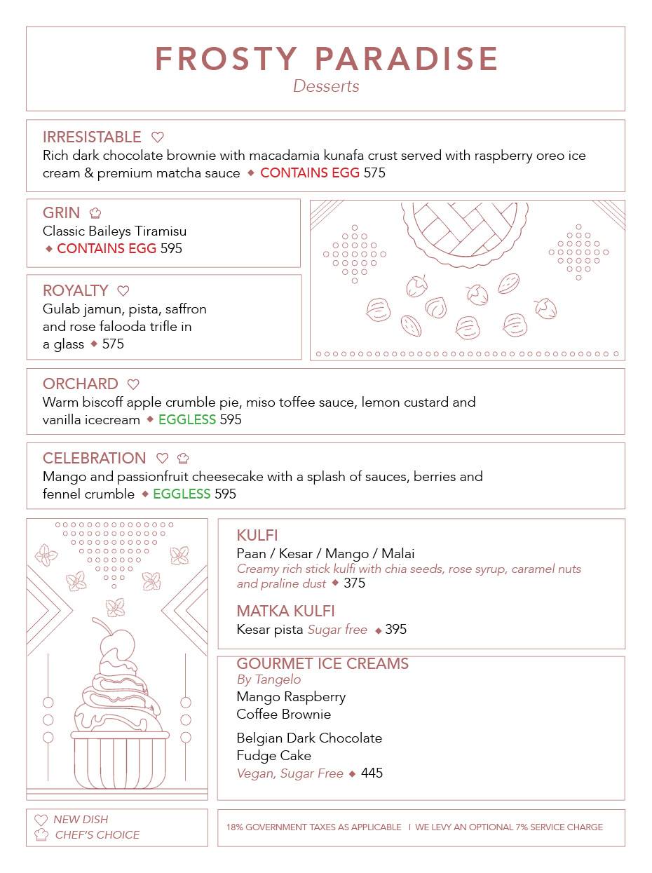 Under The Neem menu