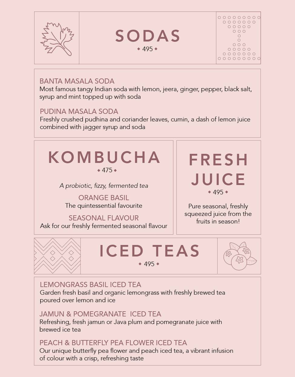 Under The Neem menu