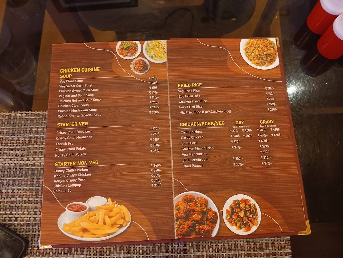 Rabha Kitchen menu
