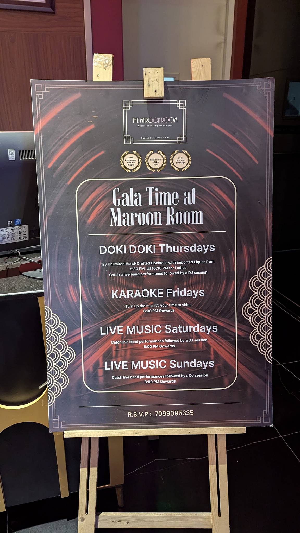 The Maroon Room – Pan Asian Fine Dine in Guwahati menu
