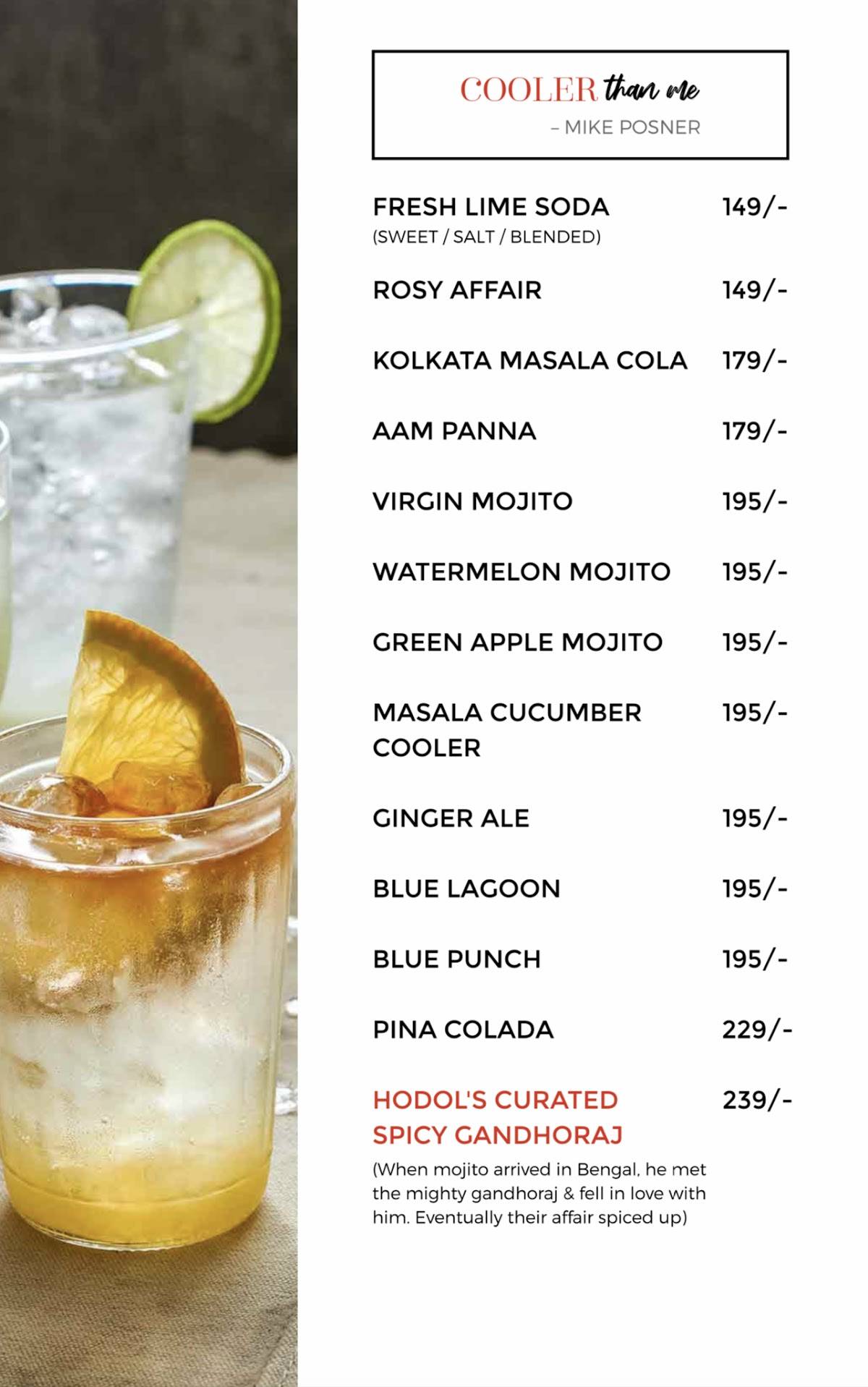 HODOL'S menu