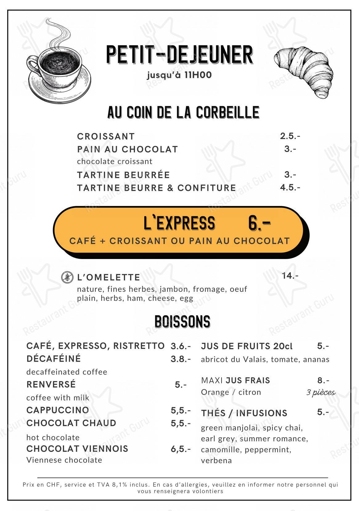 Menu di HOME Restaurant - Menu bar