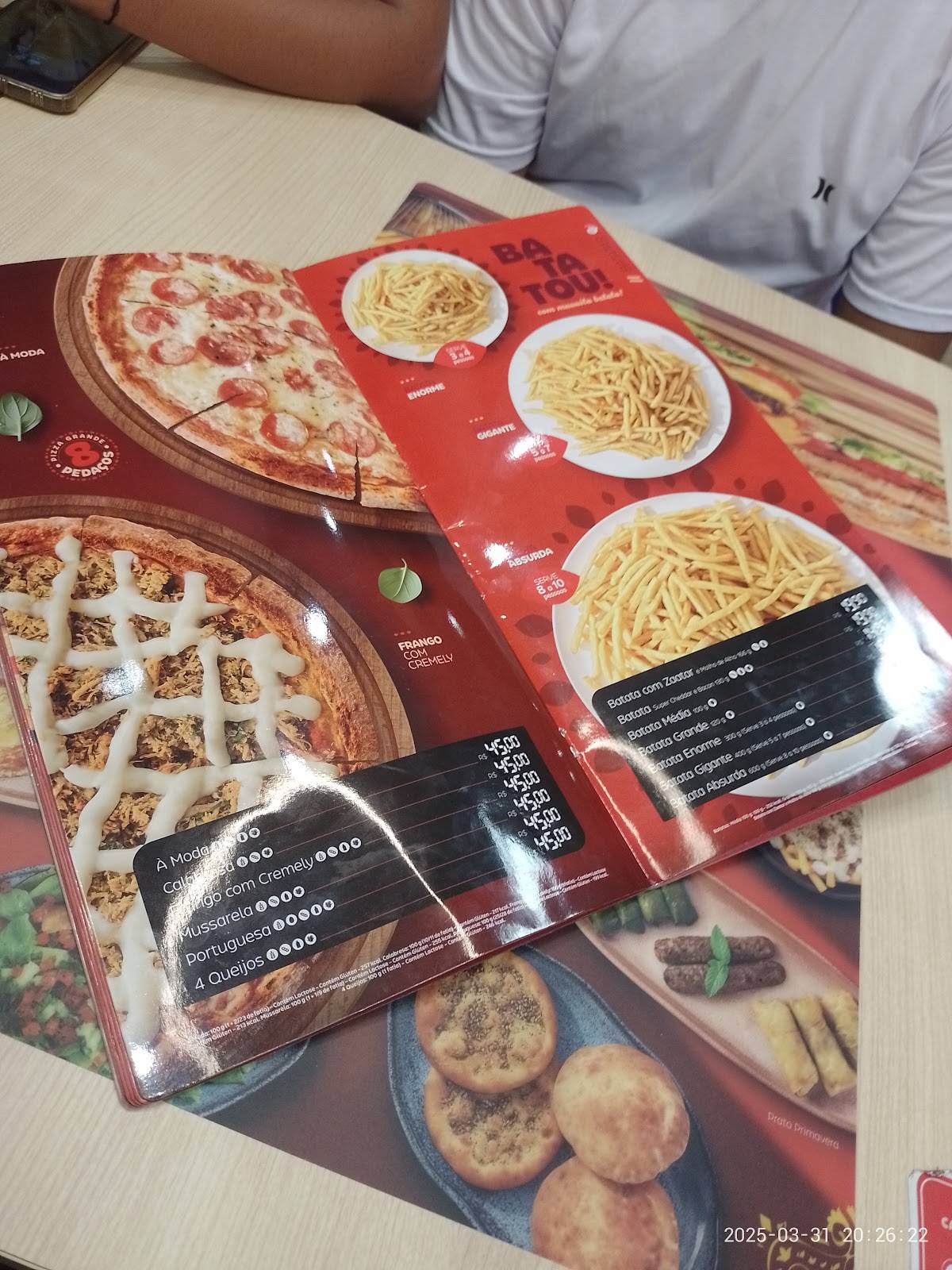 Habibs cardápio