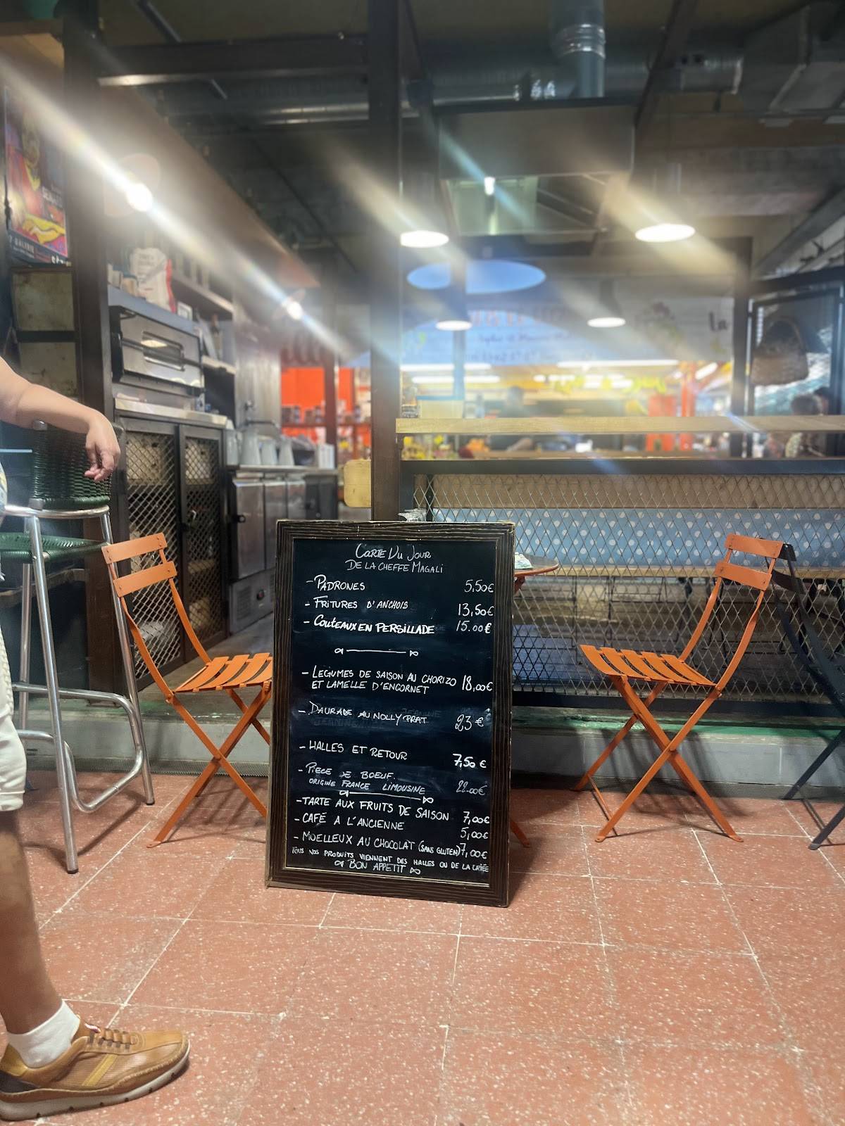 Menu de Halles et Manger