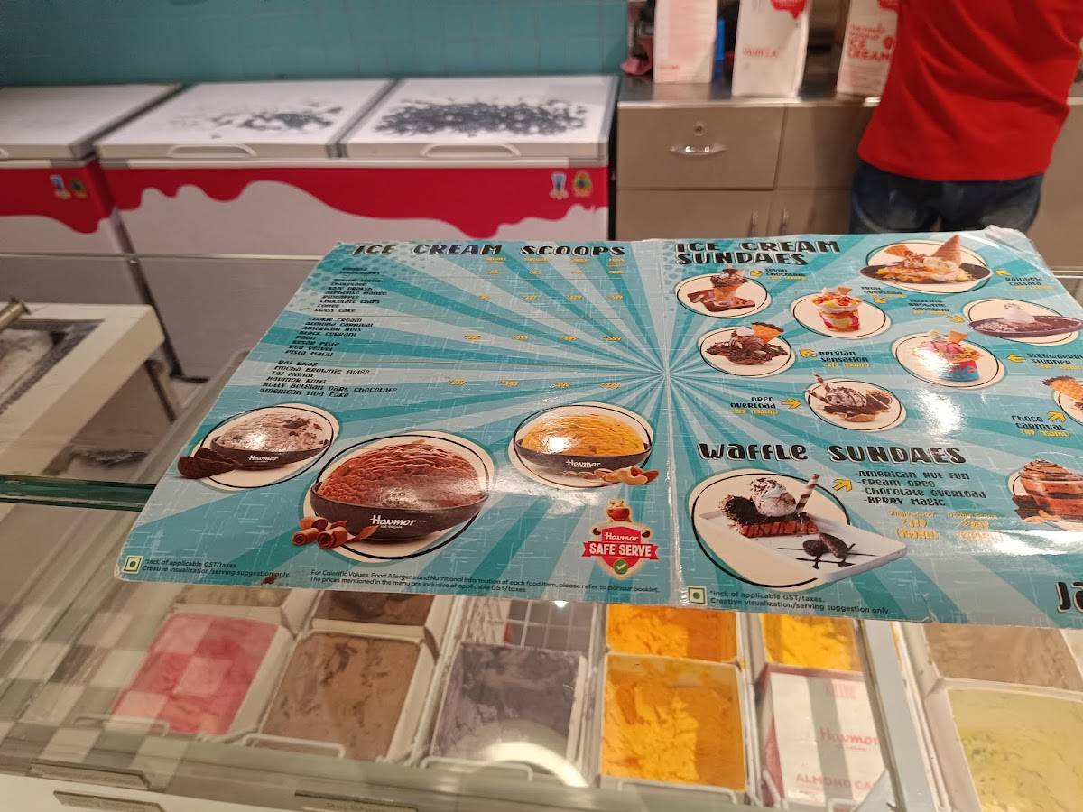 Havmor Havfunn Ice-cream Parlour menu