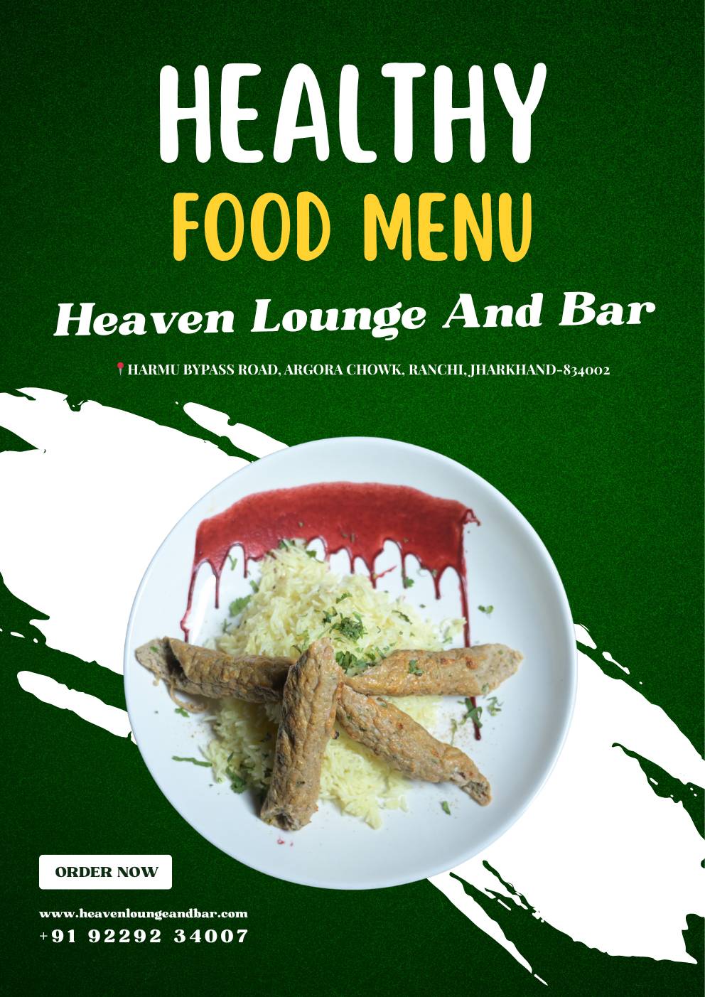 Heaven - Lounge and Bar menu