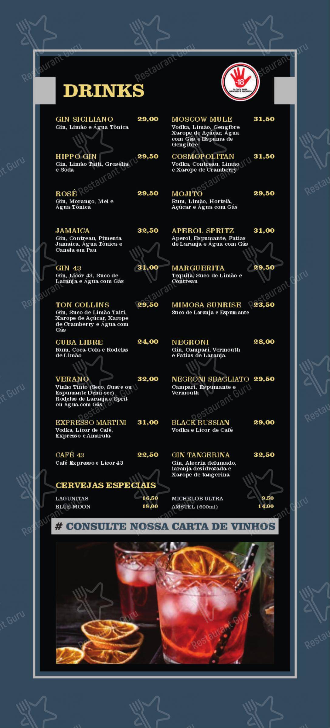 Hippo Pizza em Assis - Menu