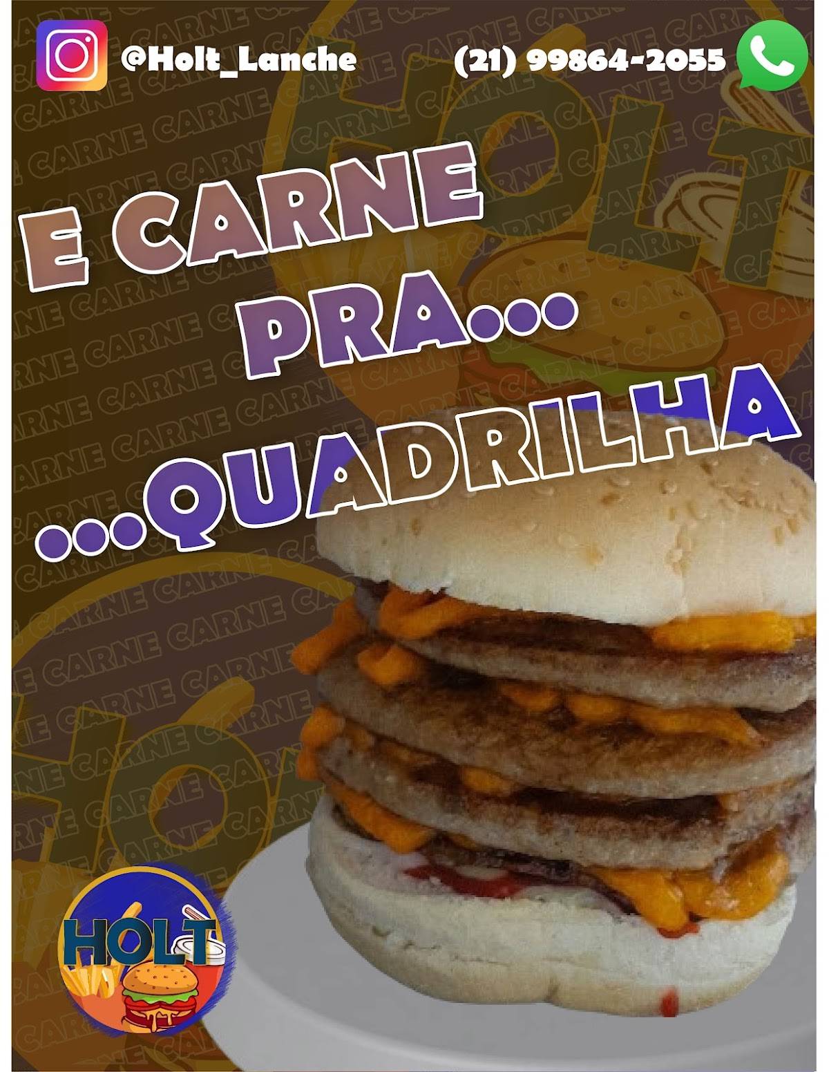 Holt Lanches cardápio