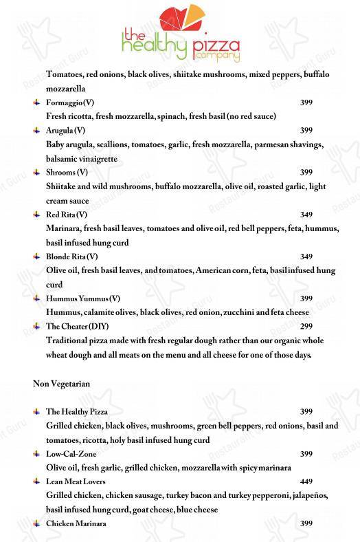 Holy Chow menu