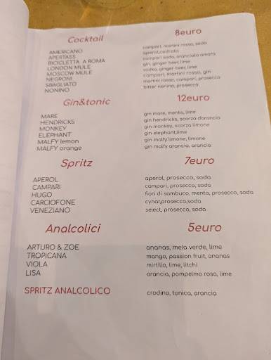 Menu di Homemade 