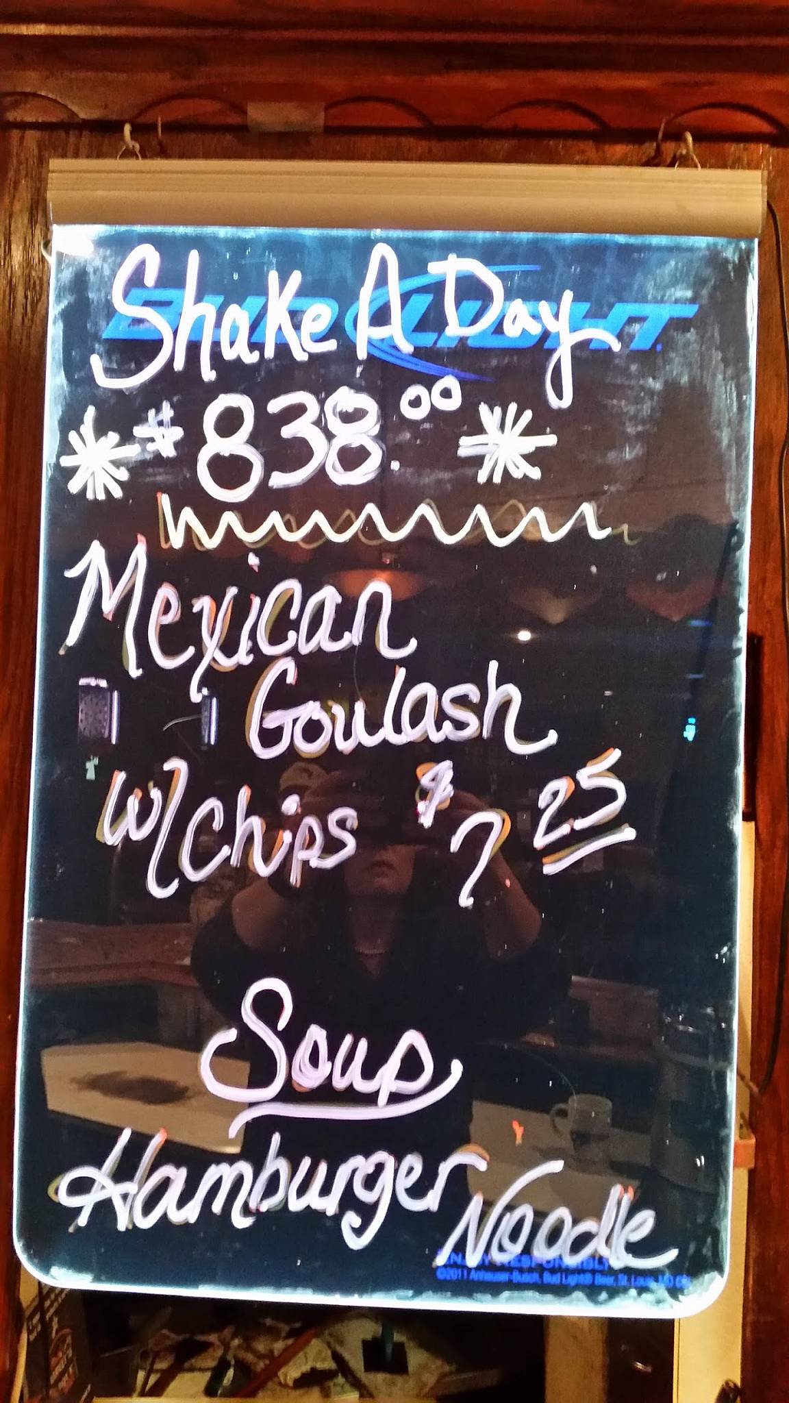 Menu at Horseshoe Bar & Grill, Casper