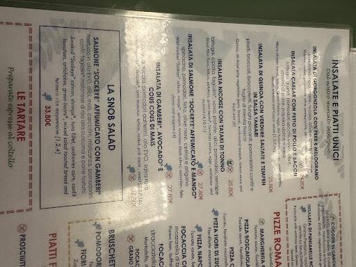 Menu di Hosteria del Mercato 