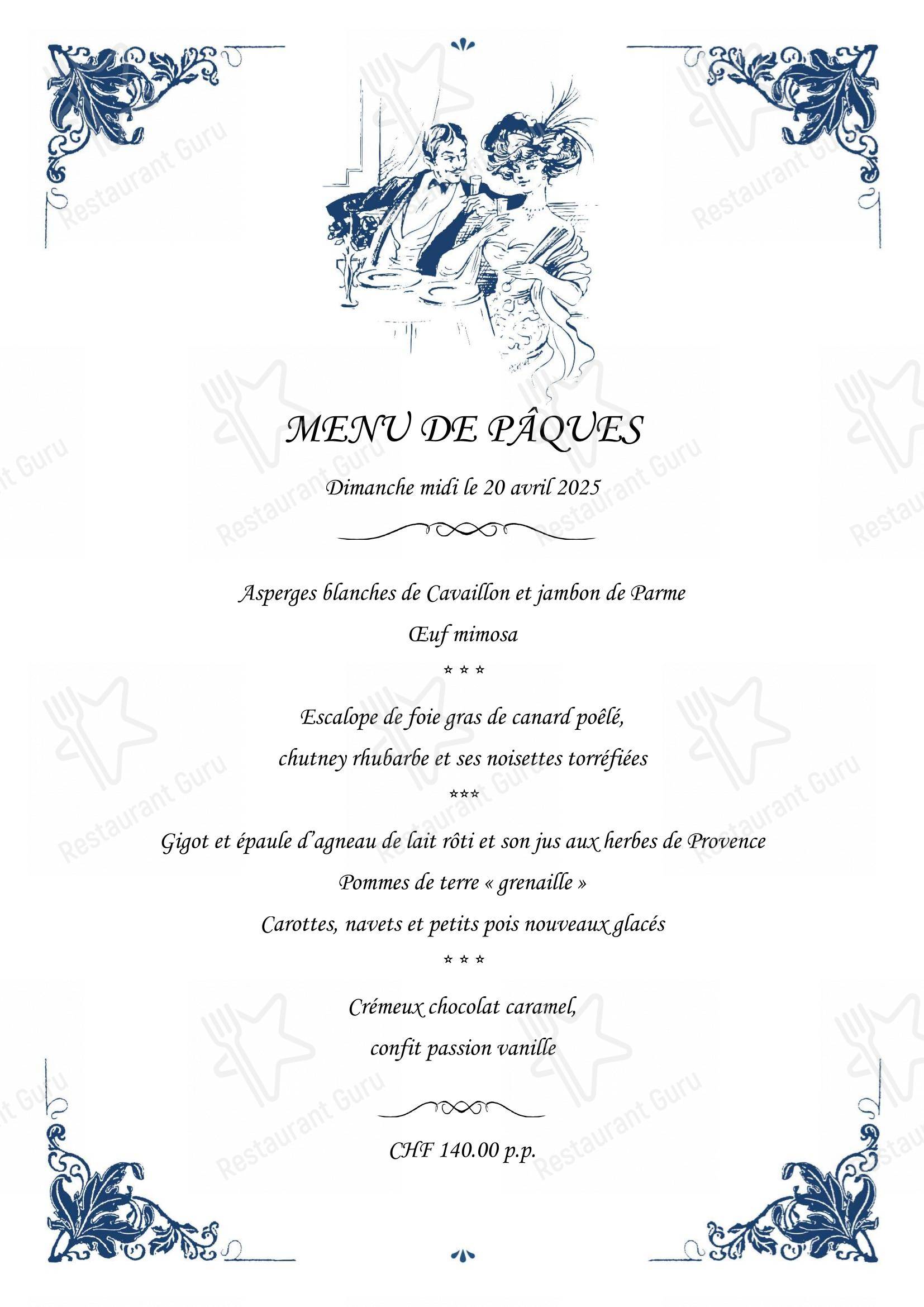 Menu di Victoria Glion - pasti e bevande
