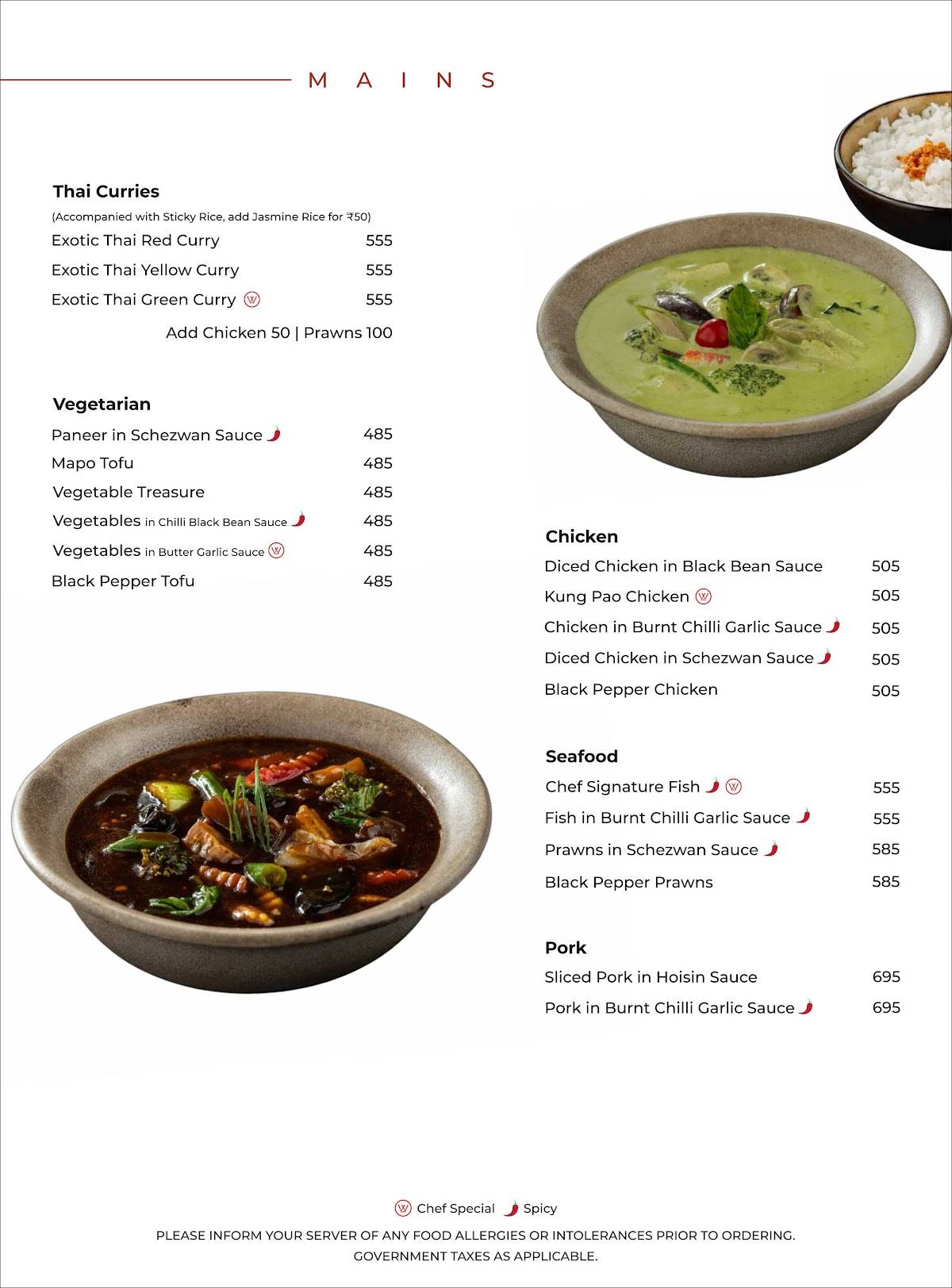 House of Wok, Mohali menu