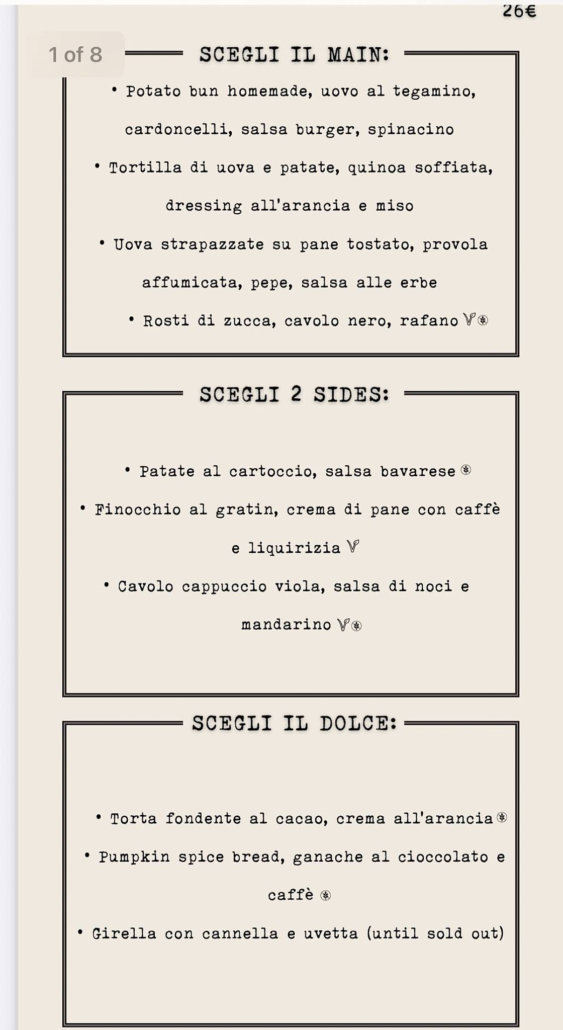 Menu di Hygge 
