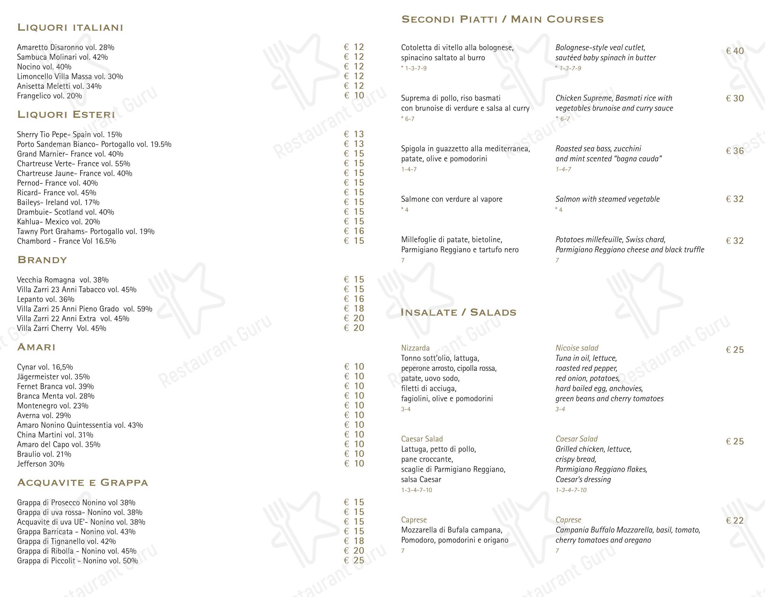 Guarda il menu di I Carracci