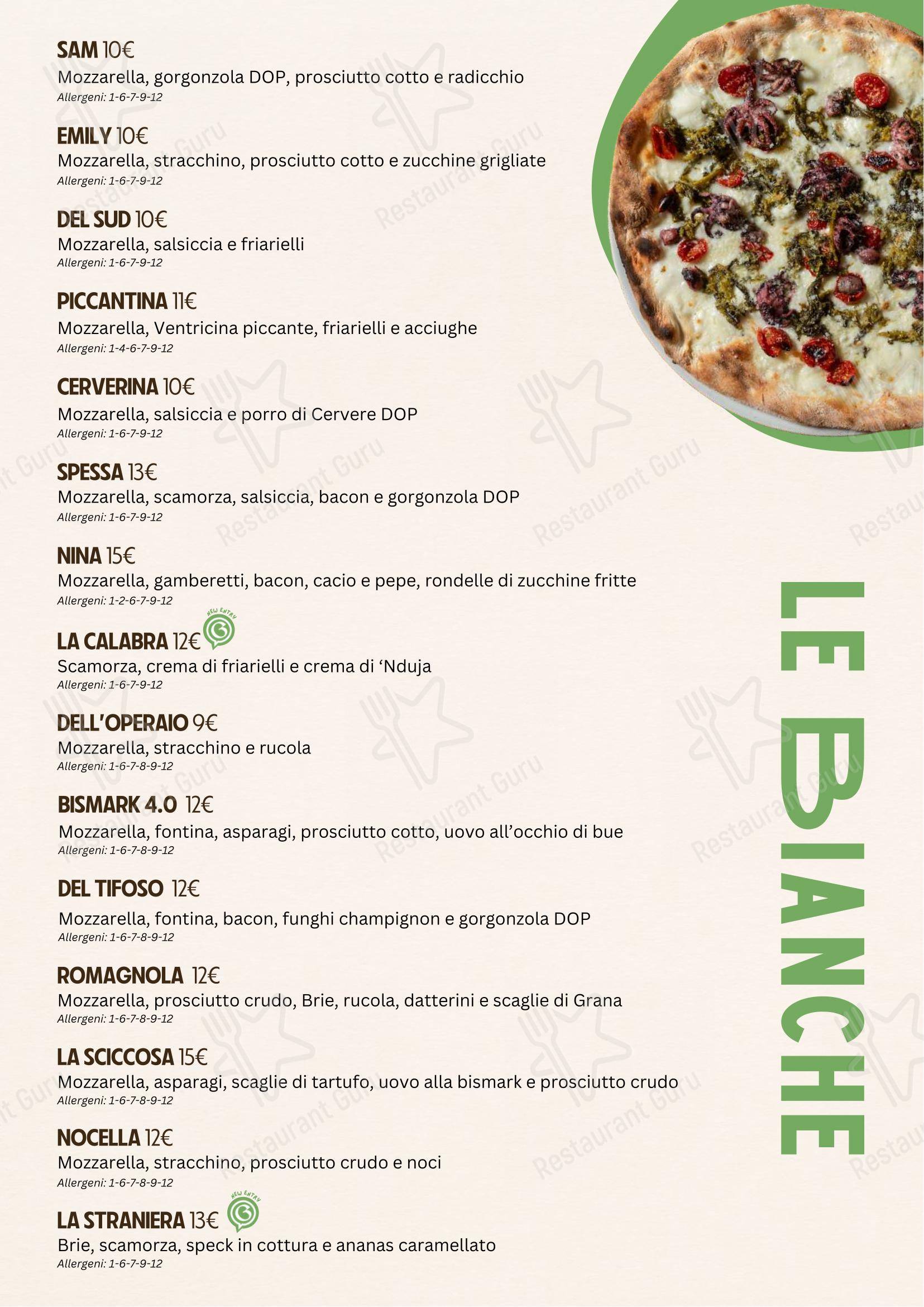 I Goliardi Roma in Roma - Menu