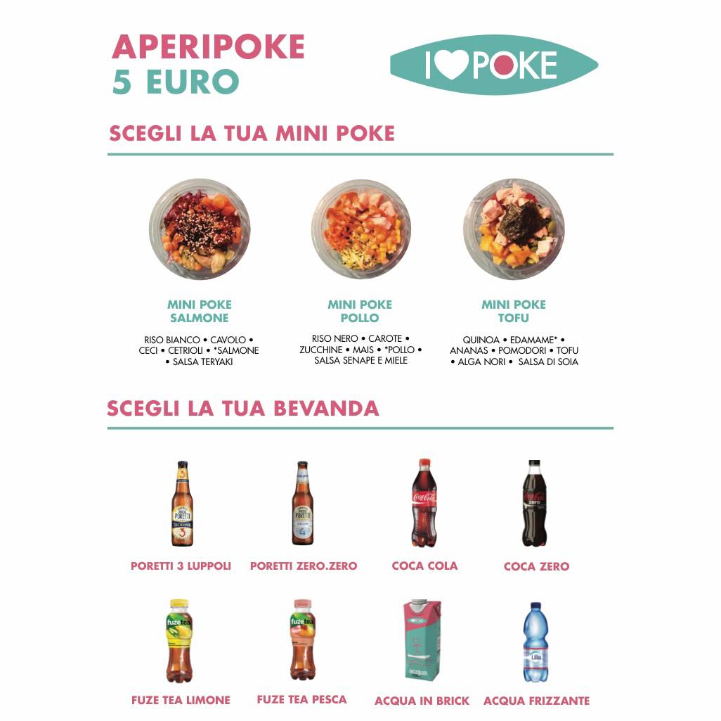 Menu di I Love Poke - Leonina 