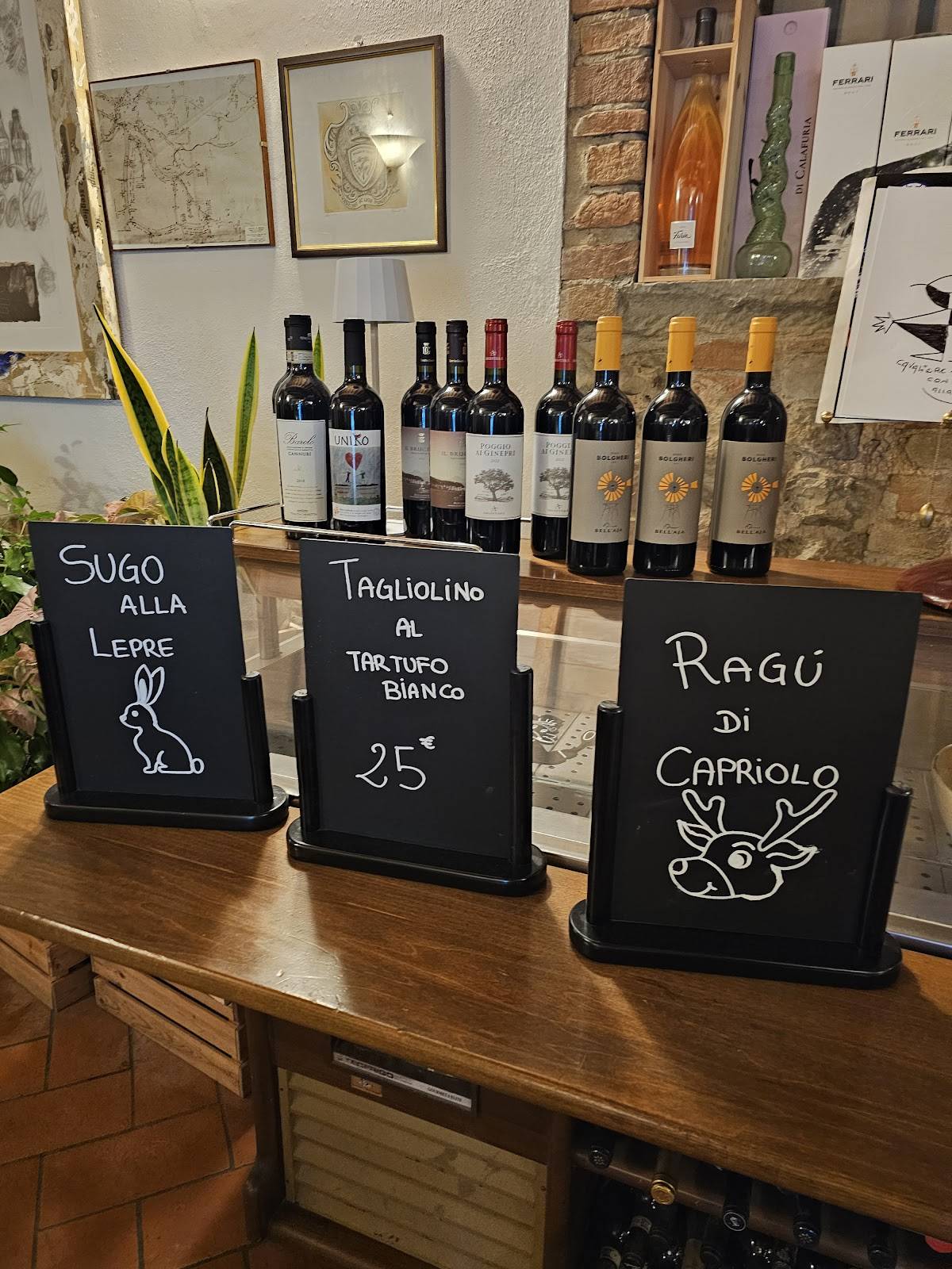 Menu di Ristorante I Palmenti 