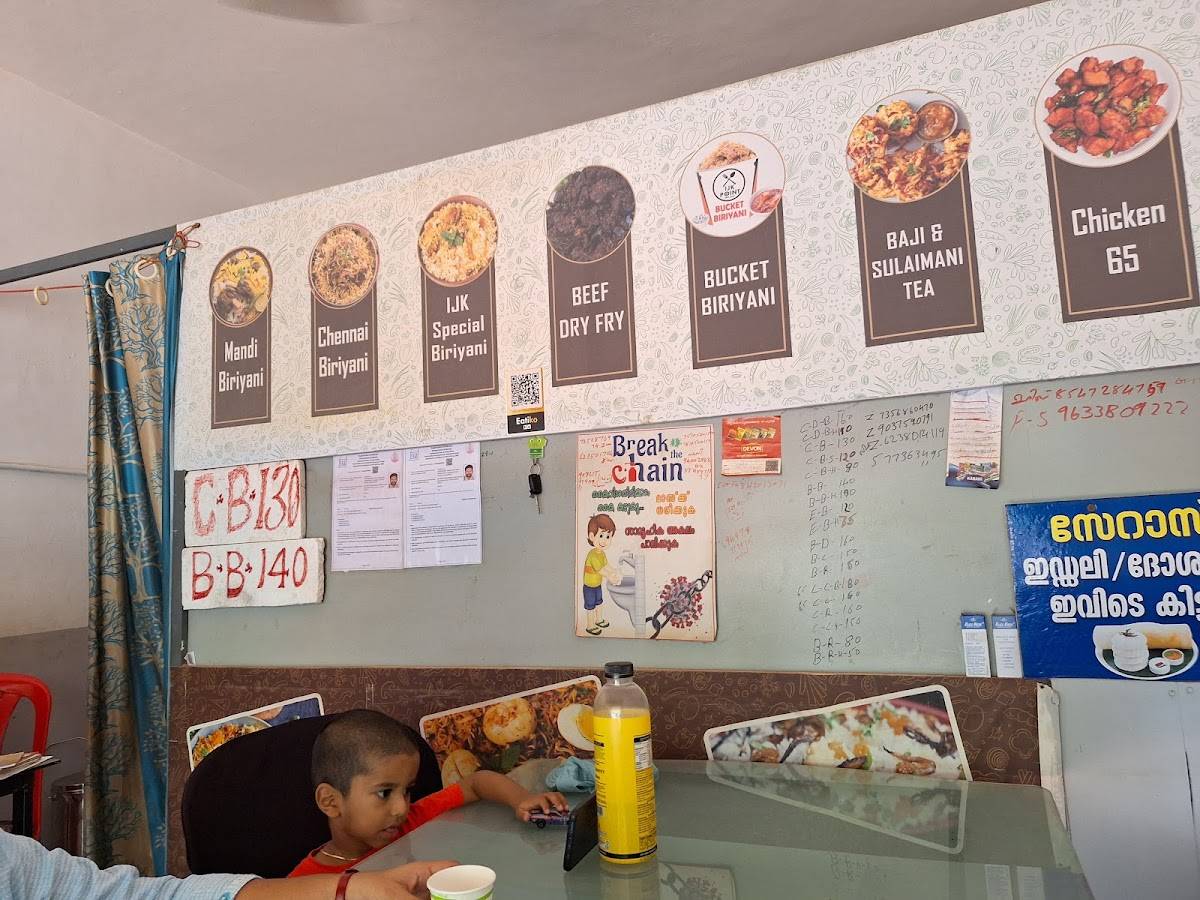 Ijk Point Biriyani Corner menu
