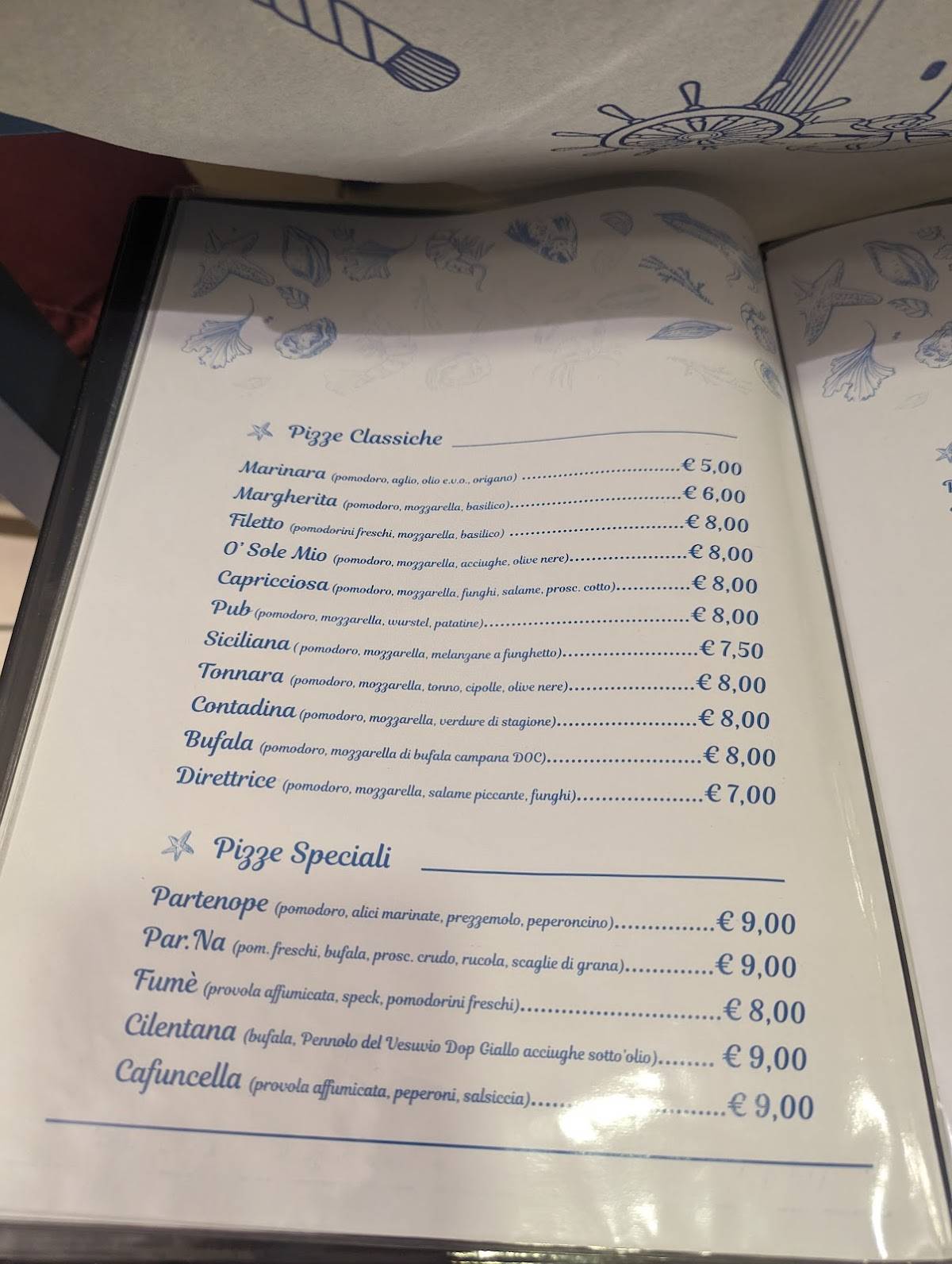 Menu di Il Capriccio Di Partenope 