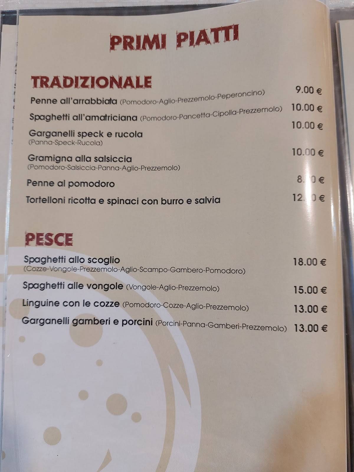Menu di Il Pizzavendolo 2 