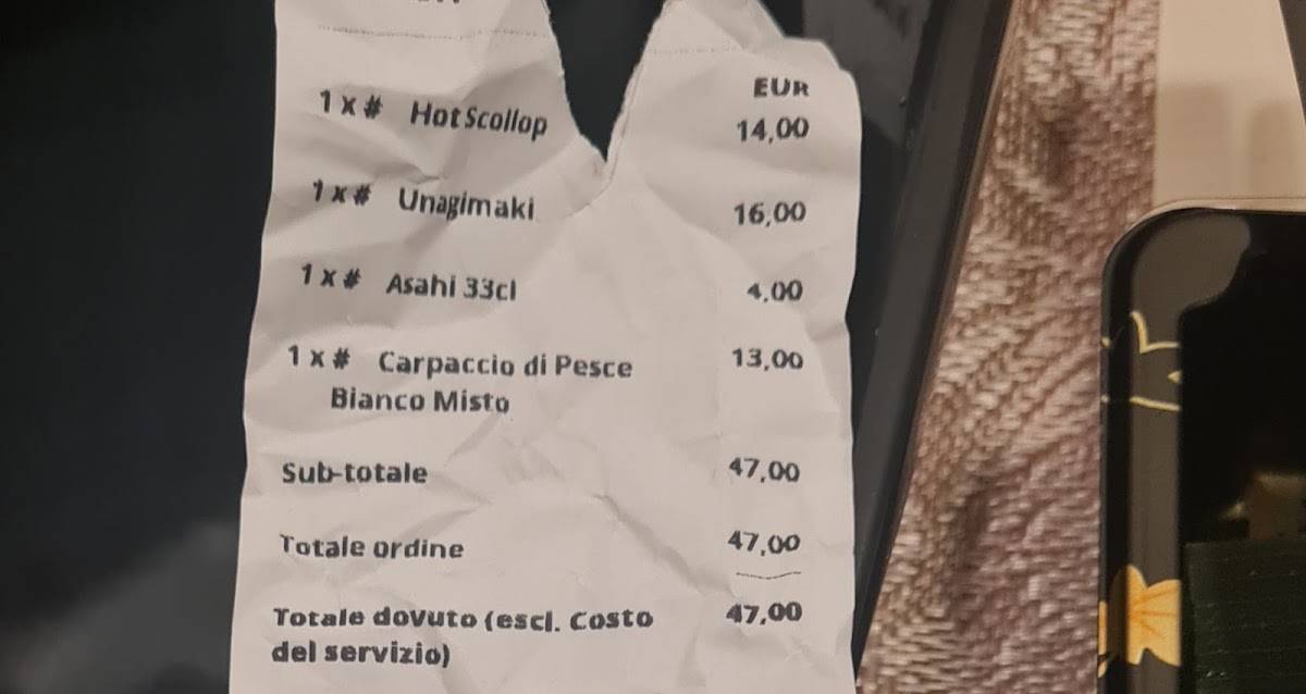 Menu di Imasa 