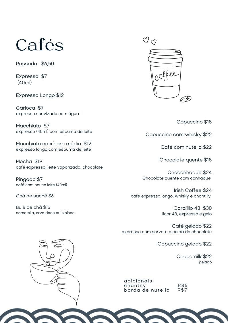 Império Café E Bistrô cardápio