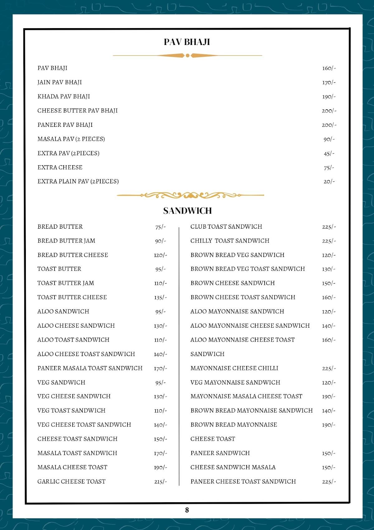 Indian Thali House (Pure Veg) CBD Belapur menu