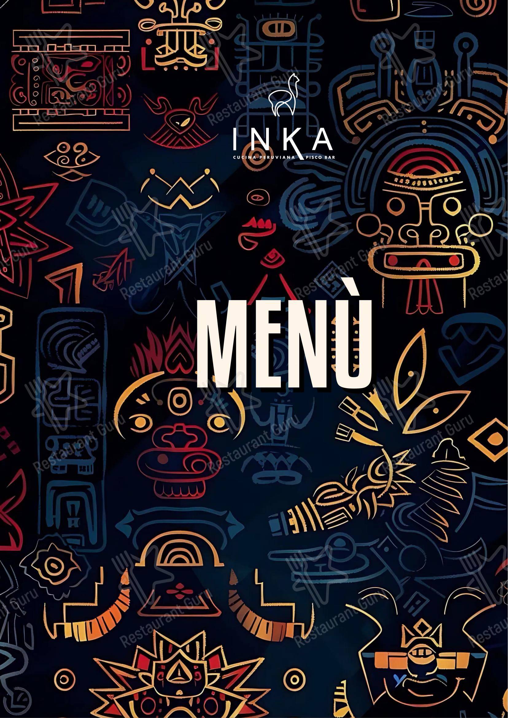 Inka - Cucina Peruviana & Pisco Bar in Verona - Menu