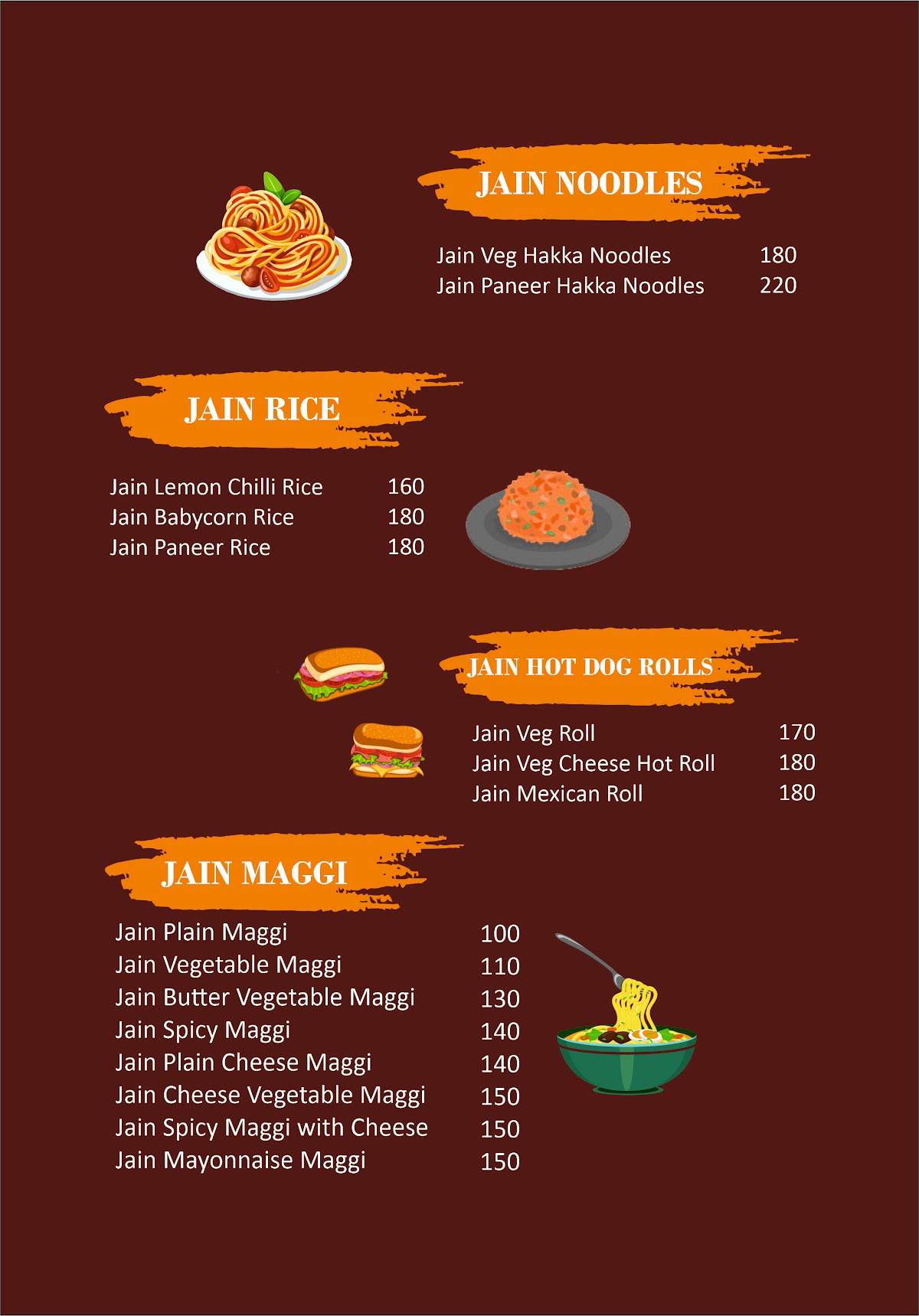 Just Bake Cake Shop & Coffee House Kolhapur menu
