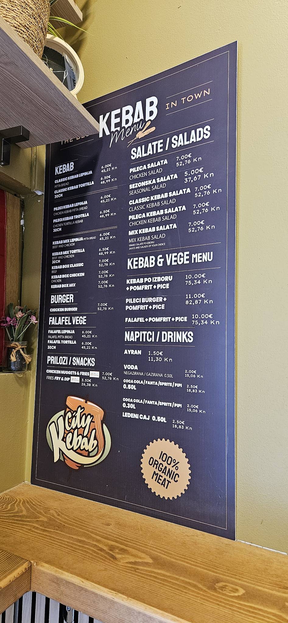Menu di Kebab City 