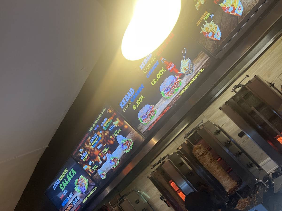 Menu di Kebab Paradise 
