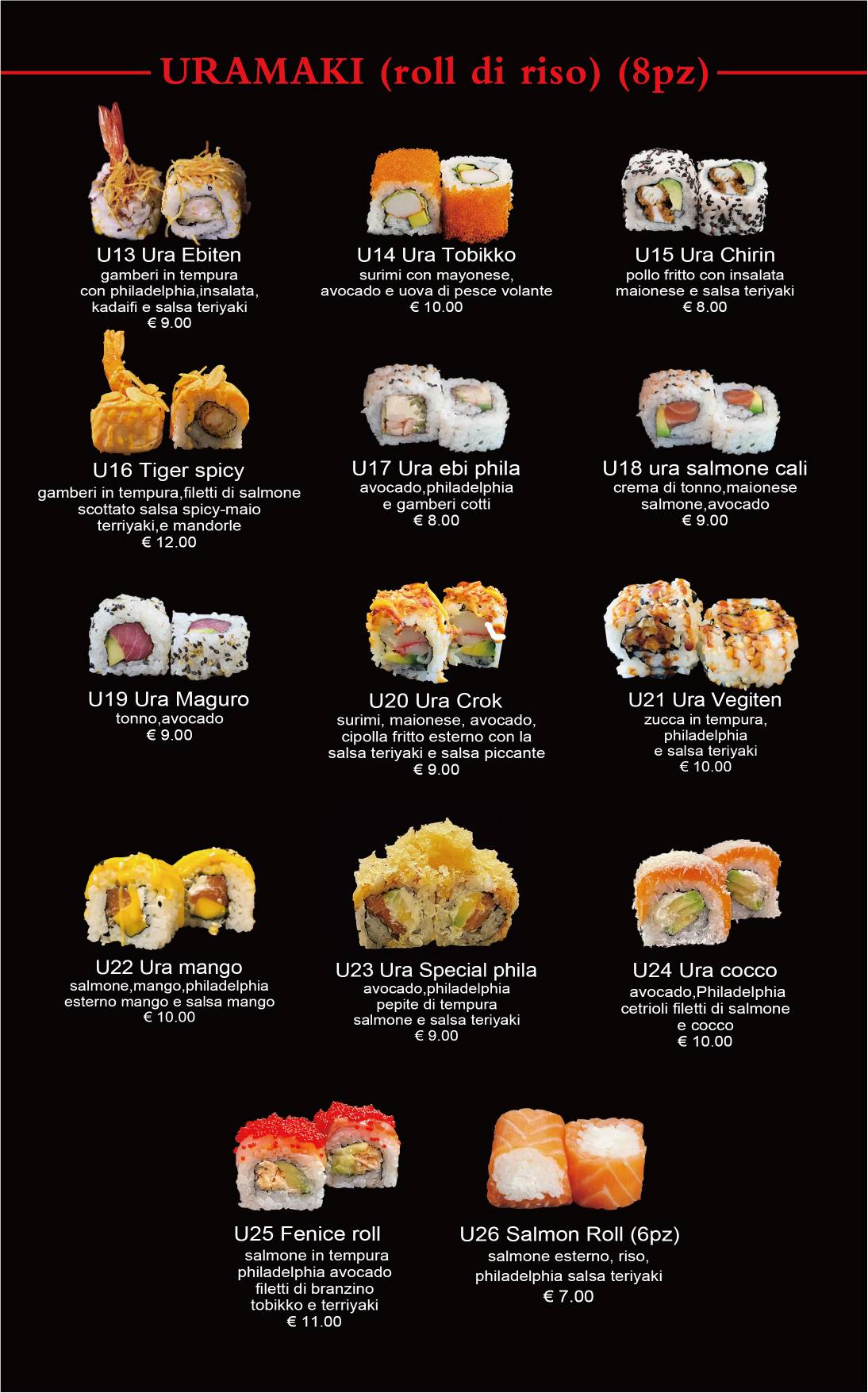 Menu di King Sushi 
