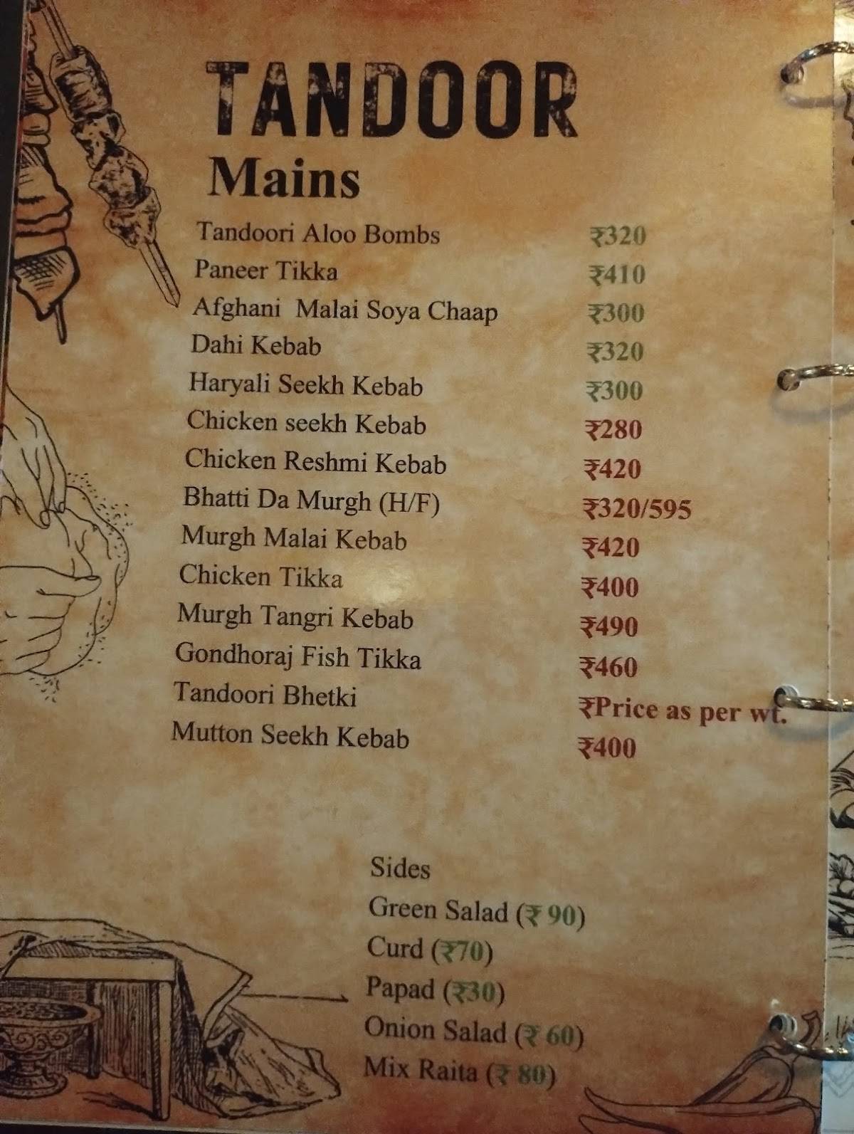 Kitchen Sutra menu