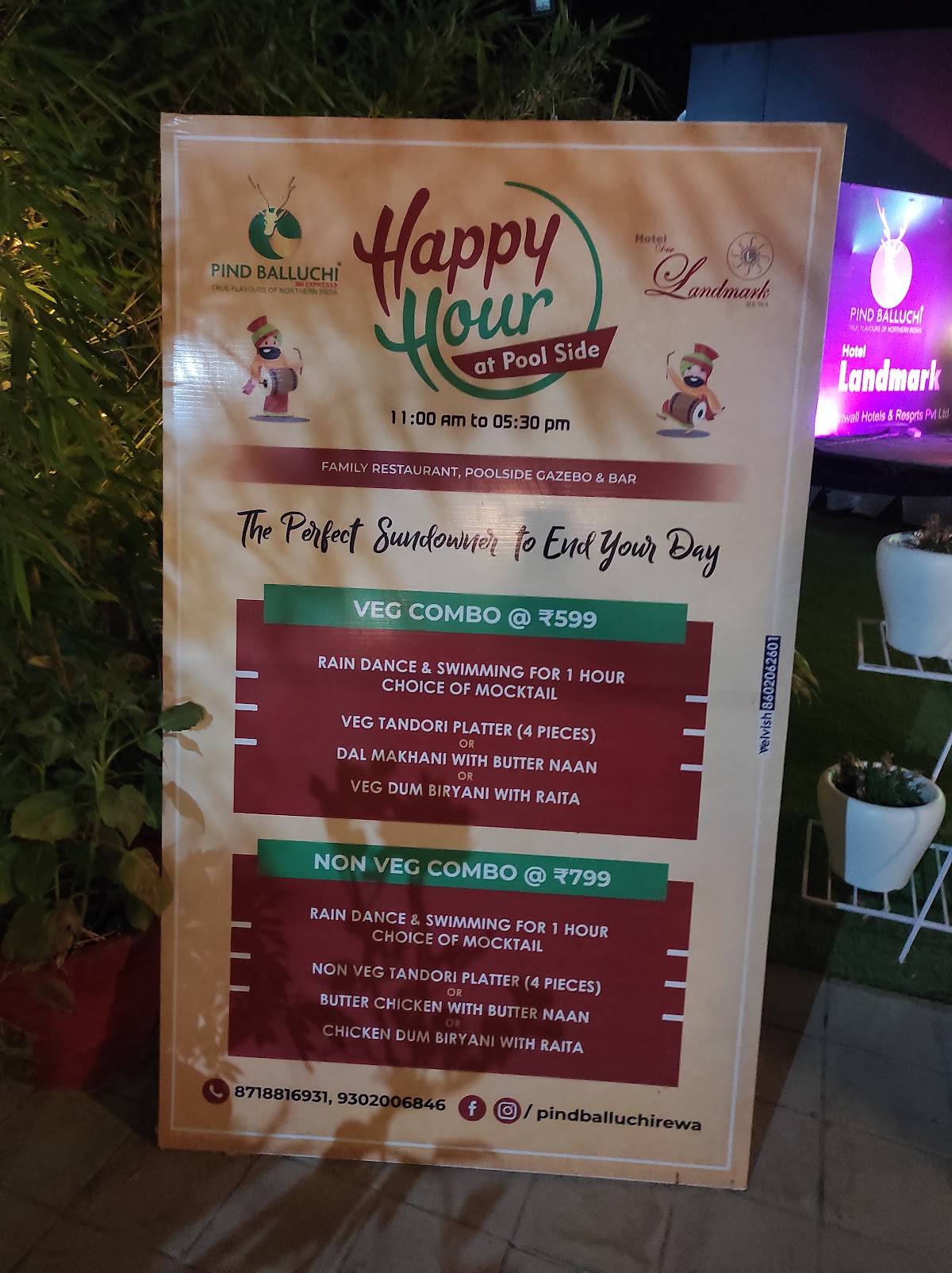Pind Balluchi menu