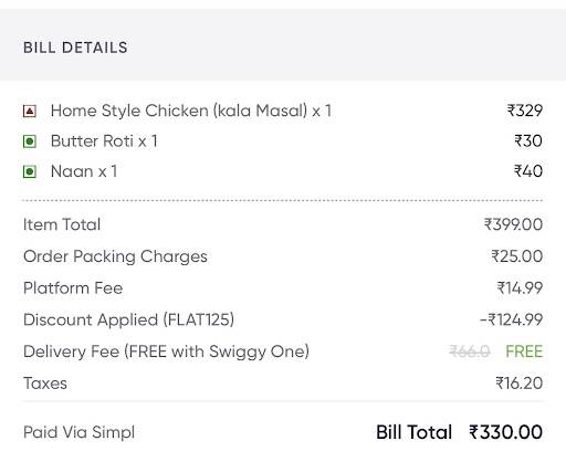Kothimbir Family Restaurant menu