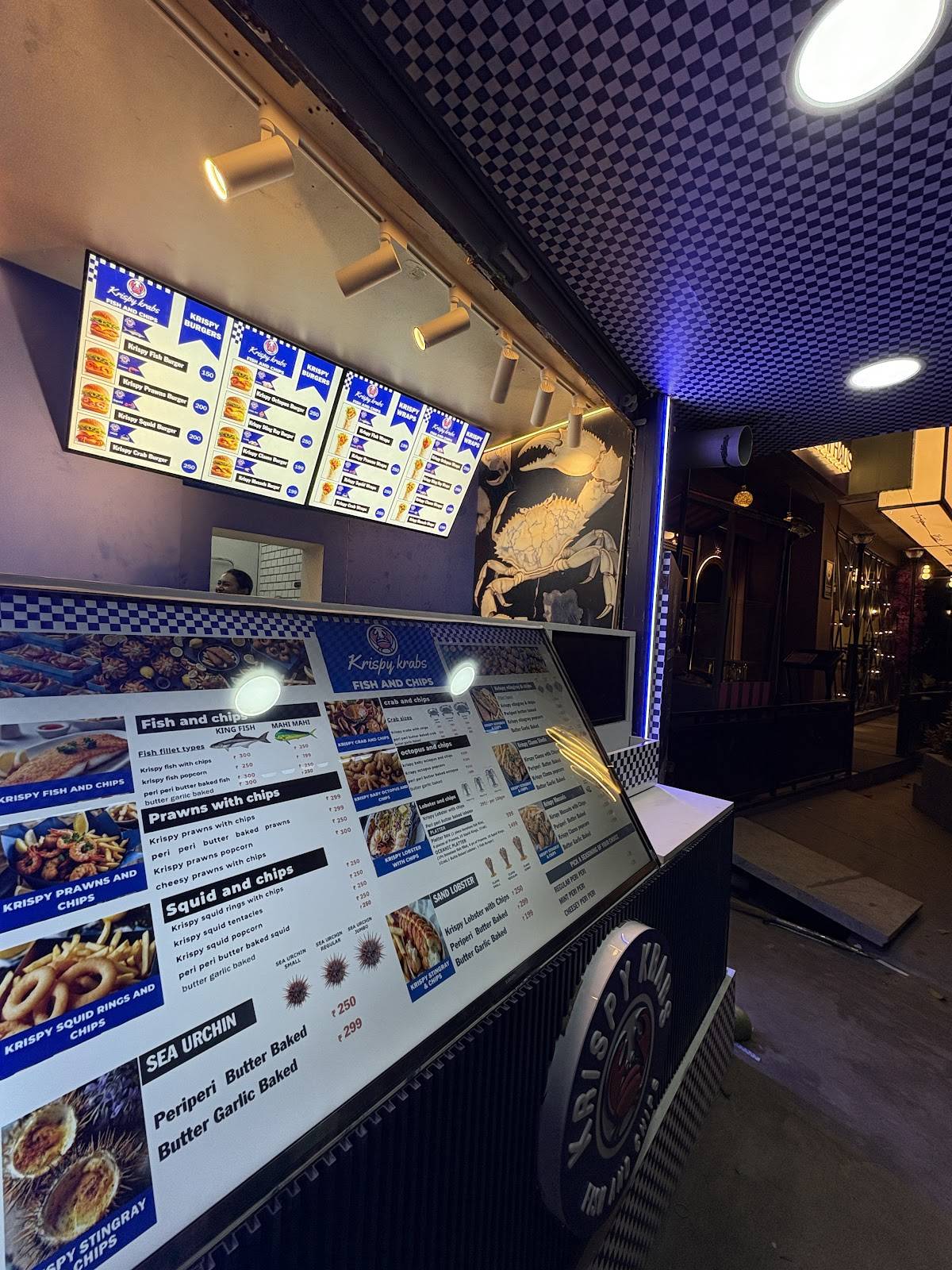 Krispy krabs menu