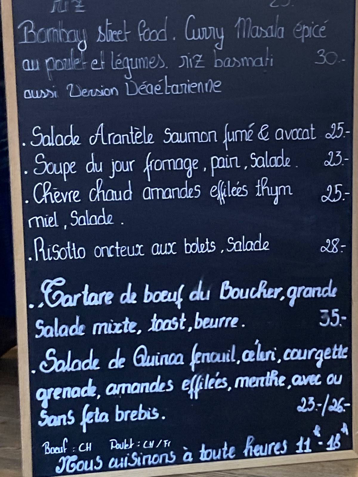 Menu di L'Arantèle Café Restaurant 