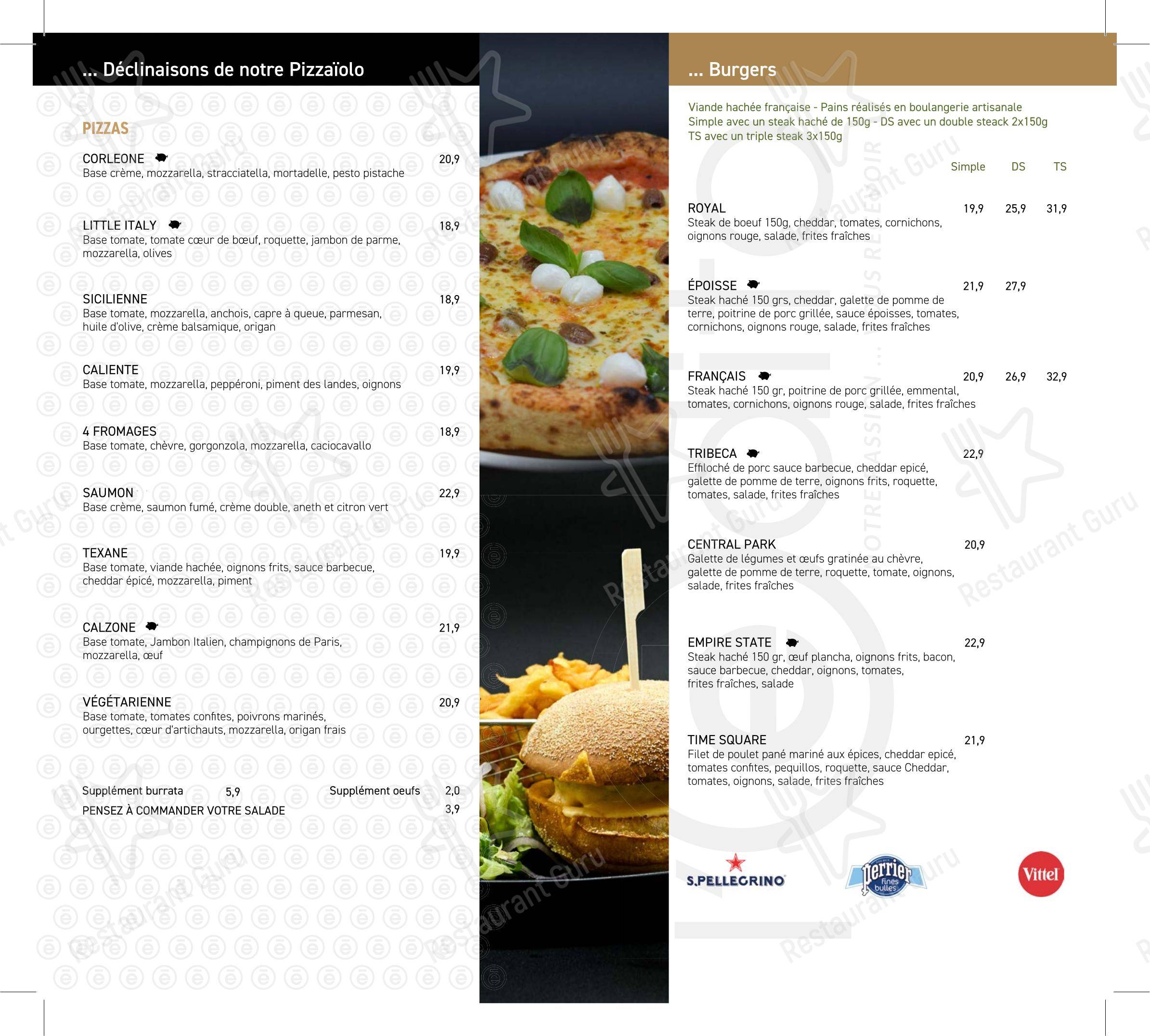Menu pour L'Edito Dijon - Menu