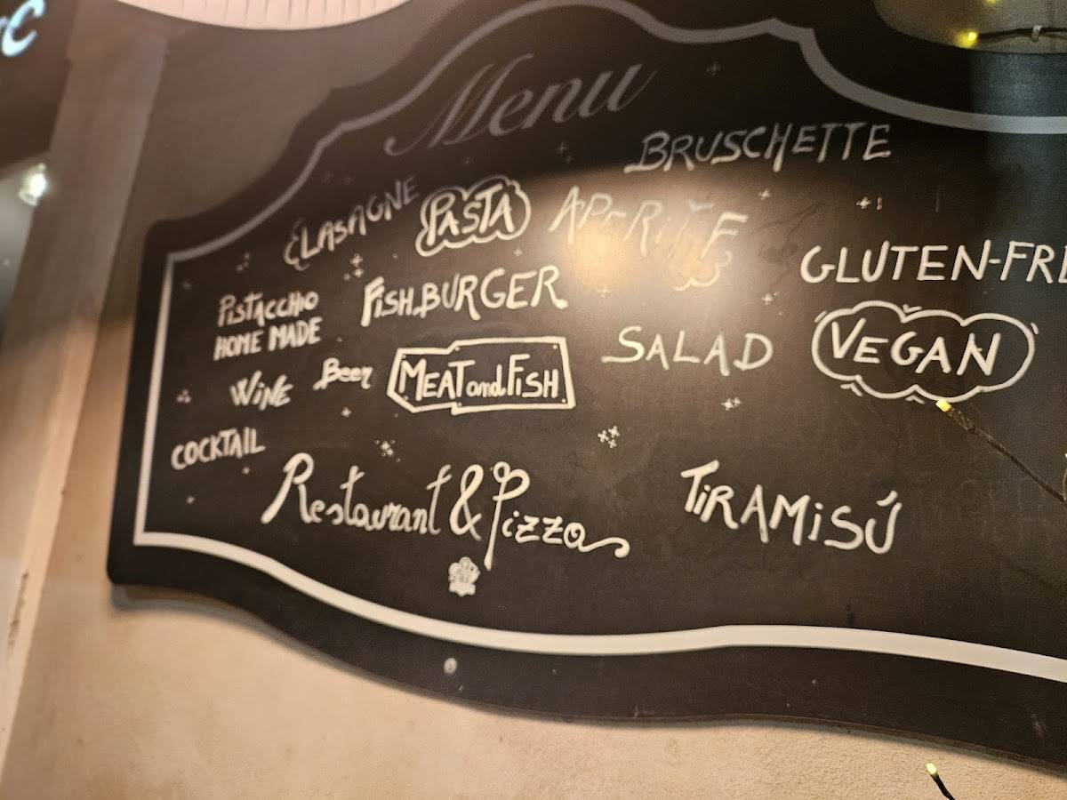 Menu di L'Horloge 