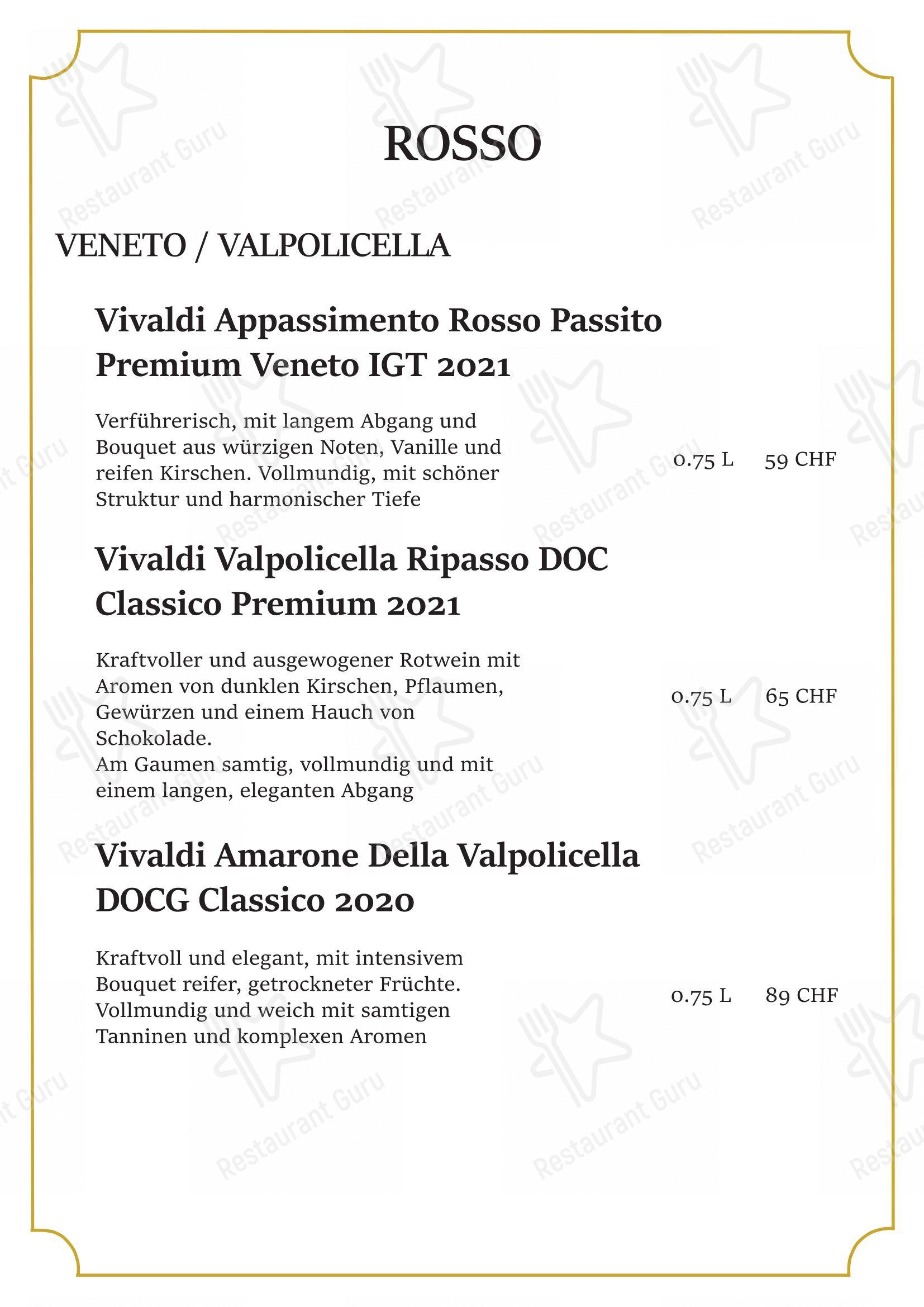 Menu bar per La Bottega da Pina in Kloten