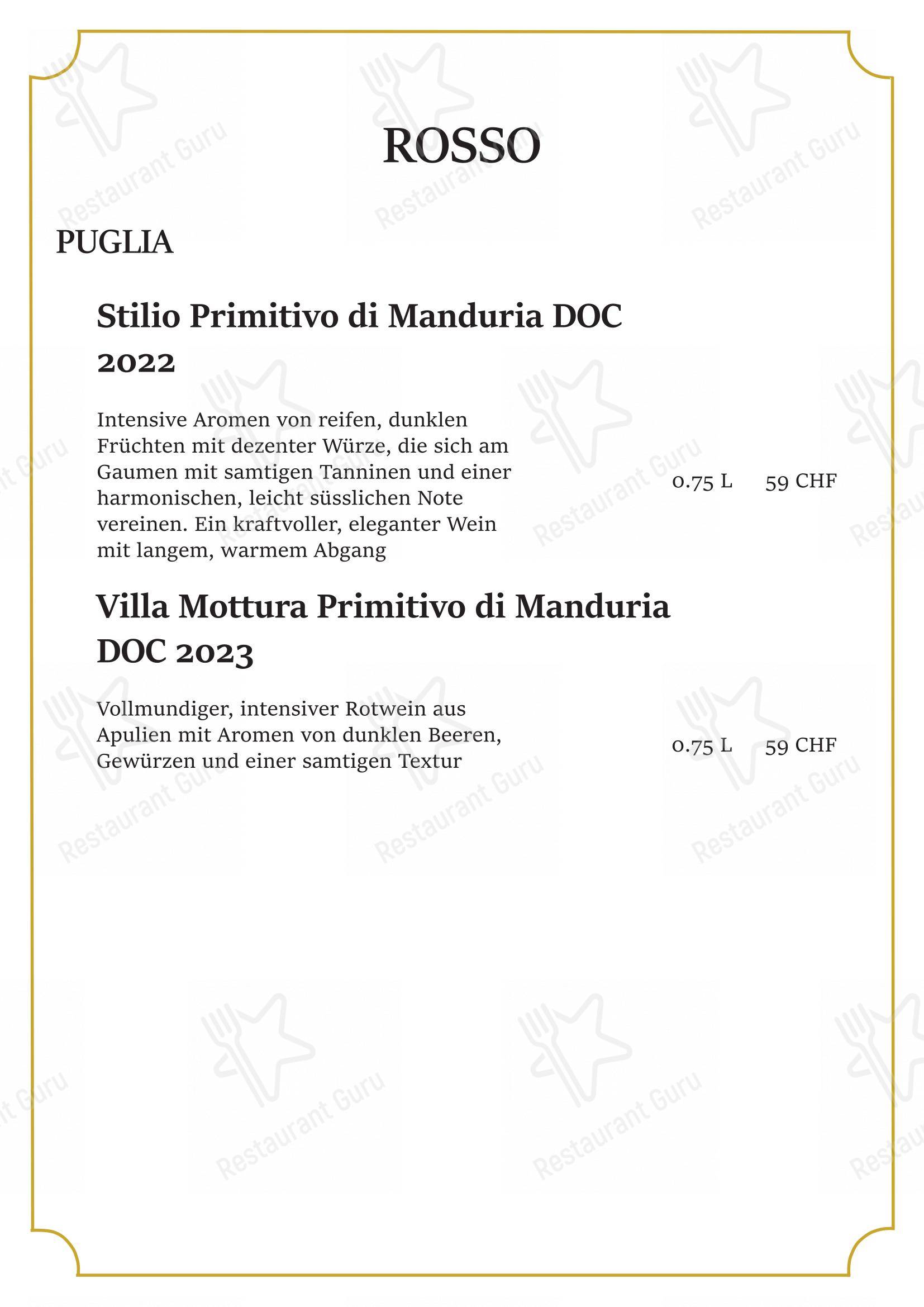 La Bottega da Pina in Kloten - Menu bar