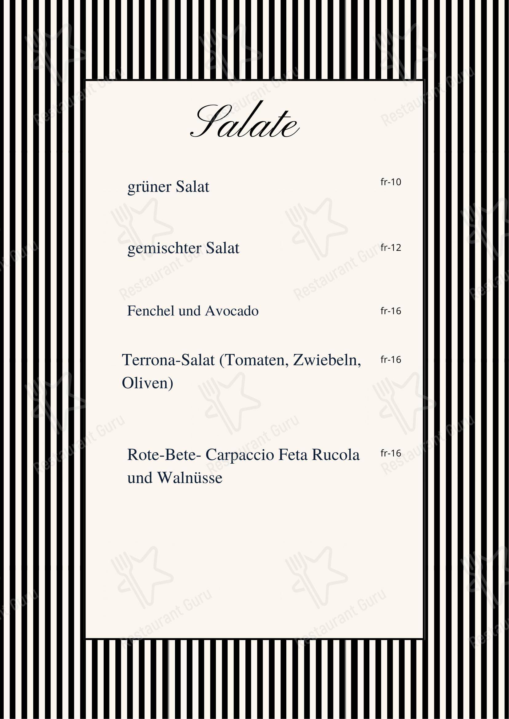 Menu di La Bottega da Pina - Menu